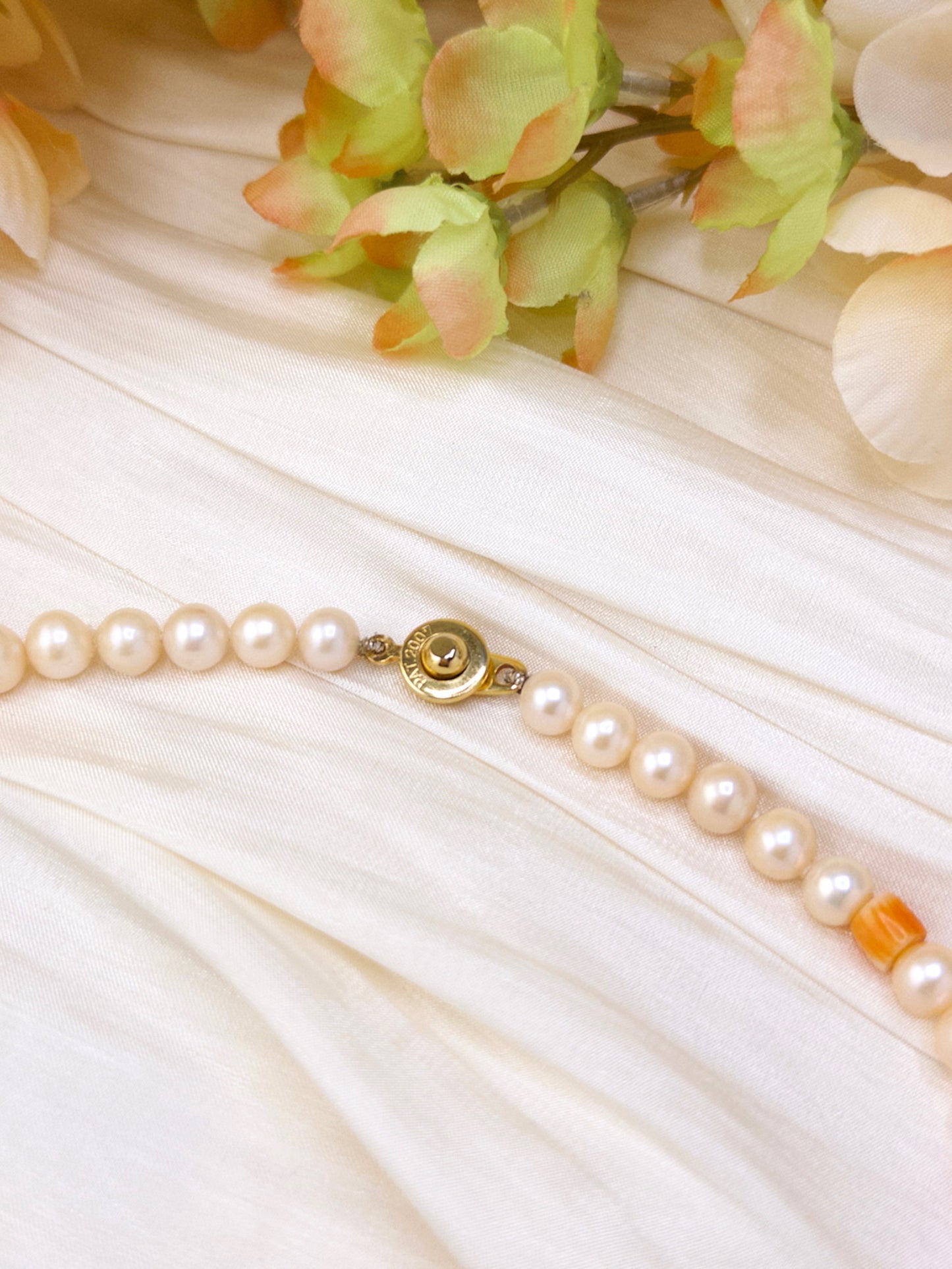 Sunset Coral Drops Necklace