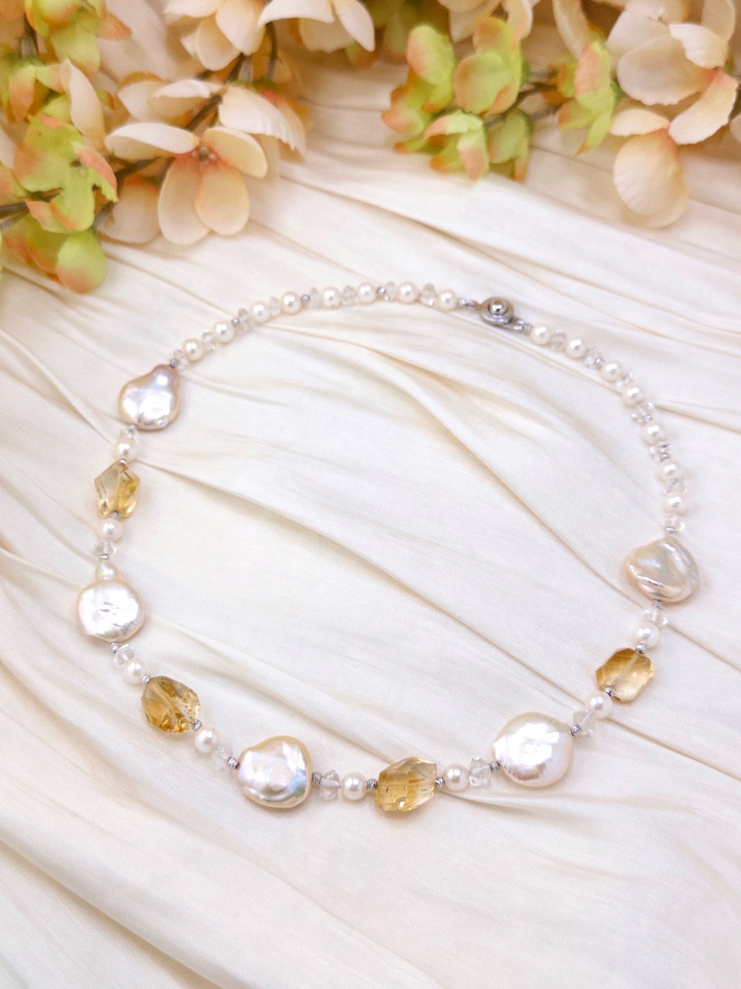 Citrine Veil Necklace