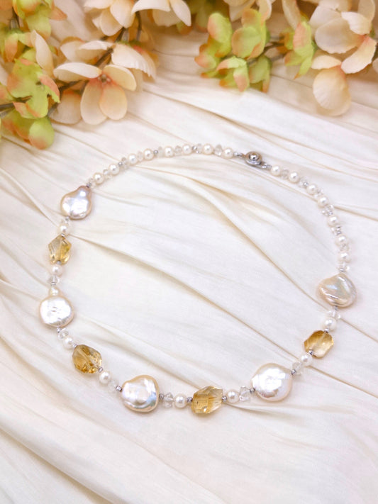 Citrine Veil Necklace