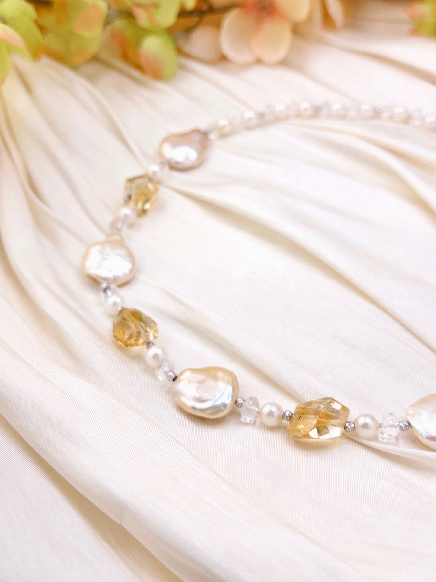 Citrine Veil Necklace