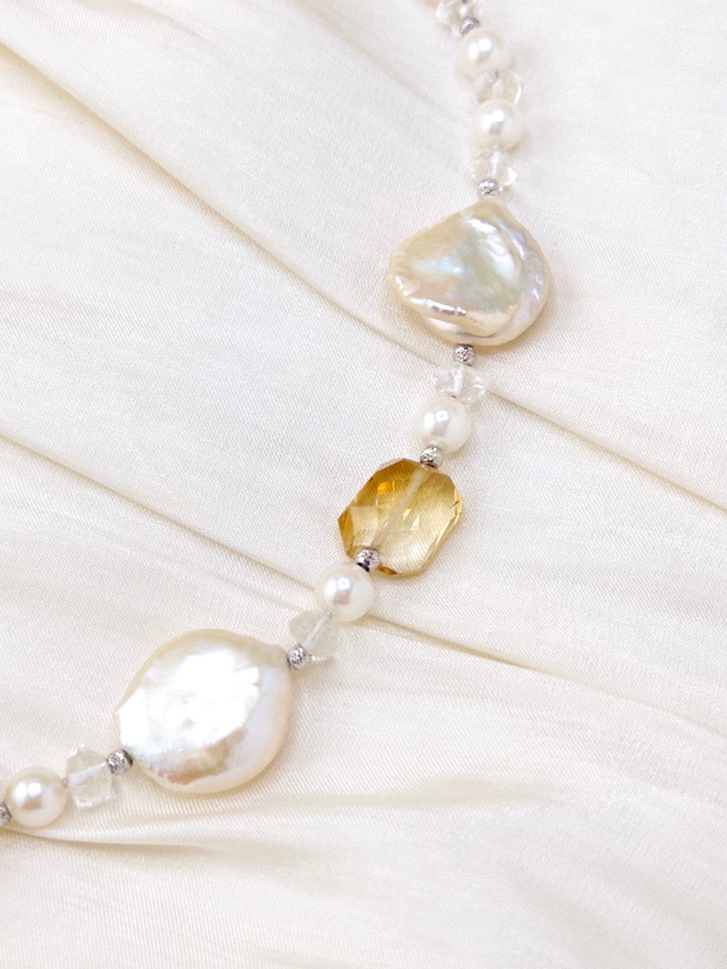 Citrine Veil Necklace