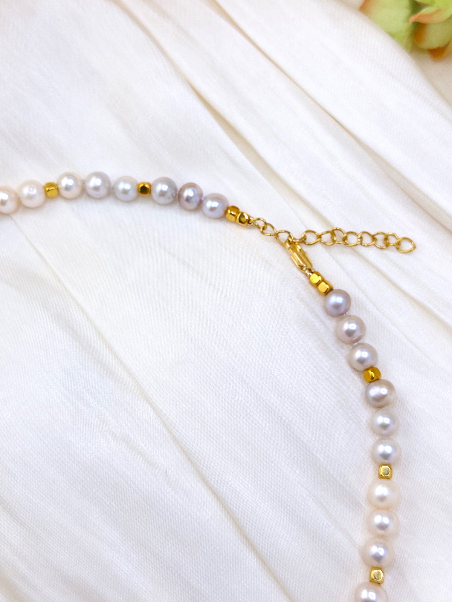 Moonwashed Pearl Necklace