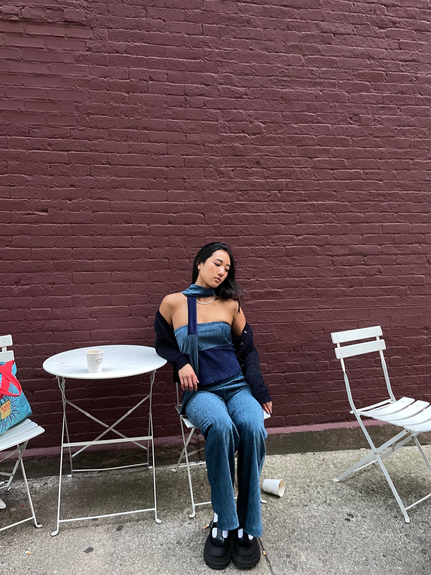 Velvet Tube Top - Black