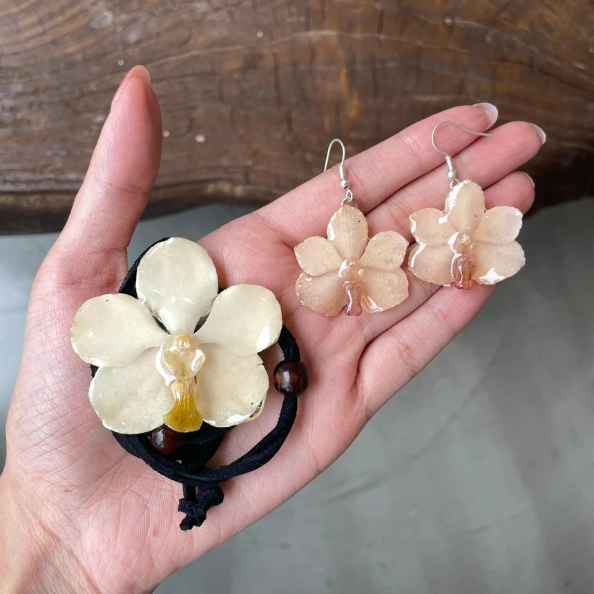 White Vanda Classic Orchid Set