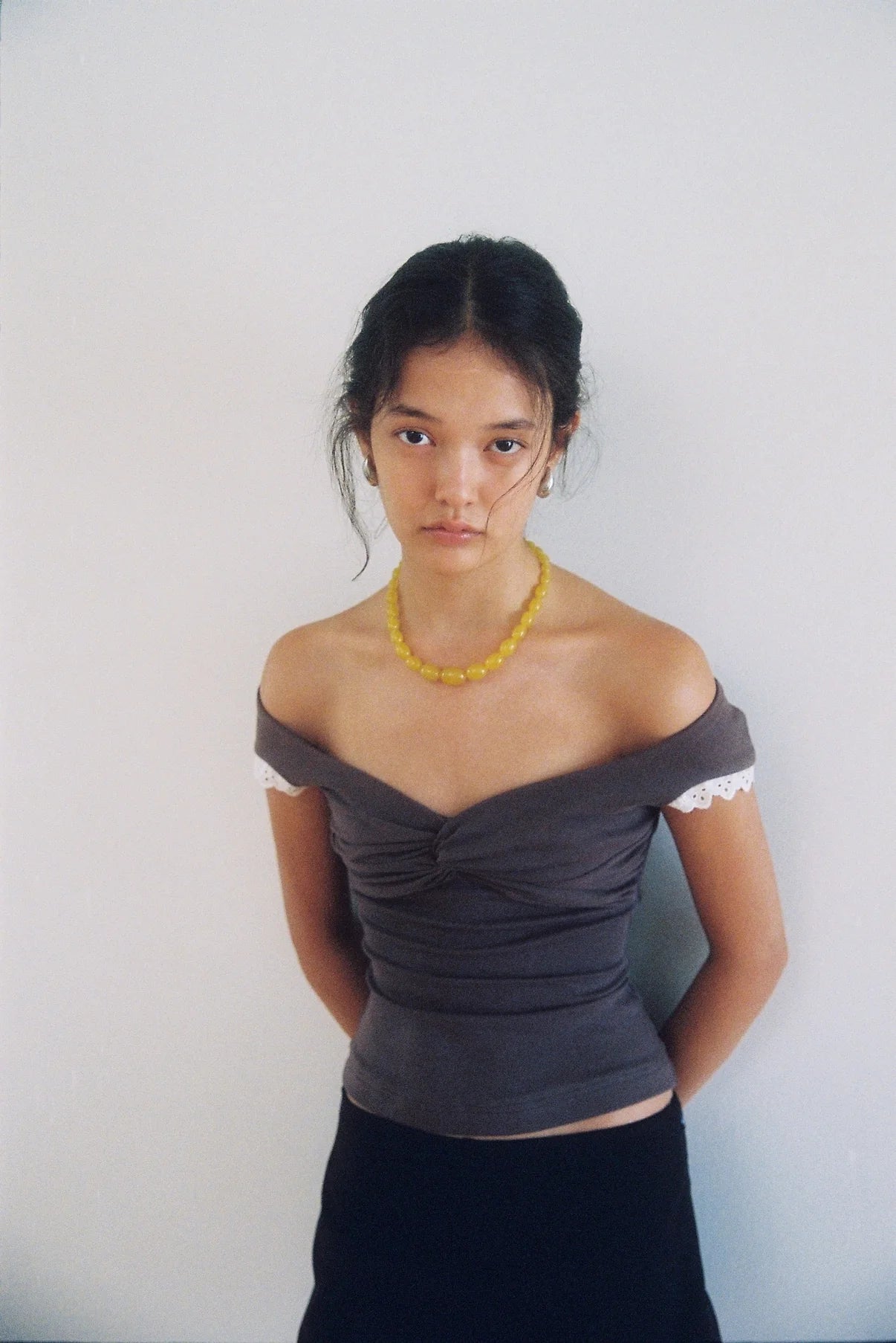 Mila Lace - Draped Top