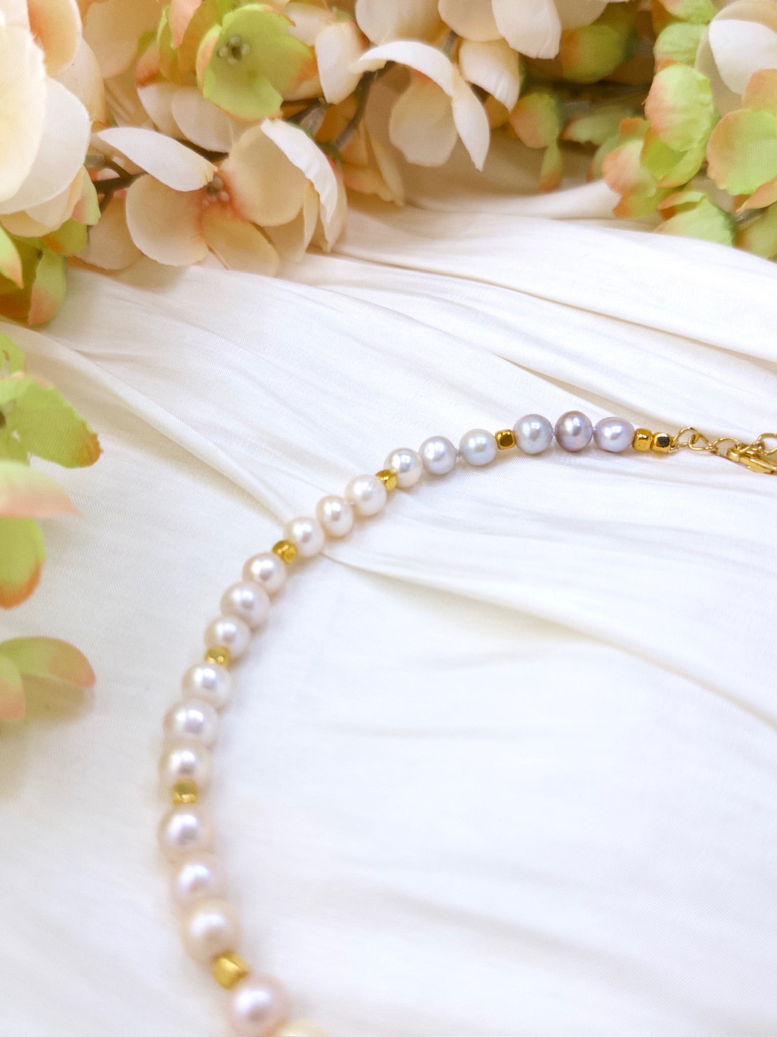 Moonwashed Pearl Necklace