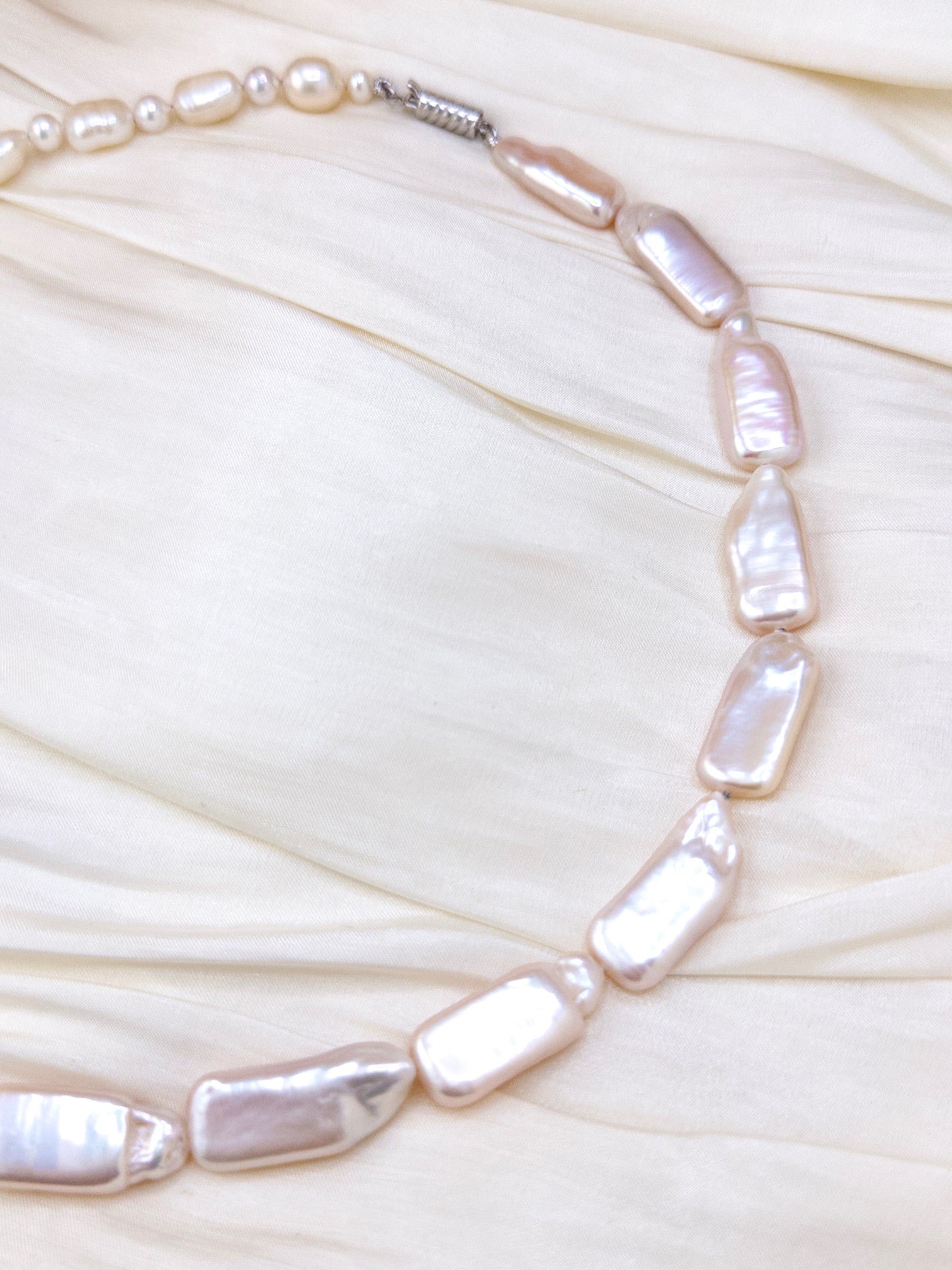 Blush Baroque Pearl Necklace