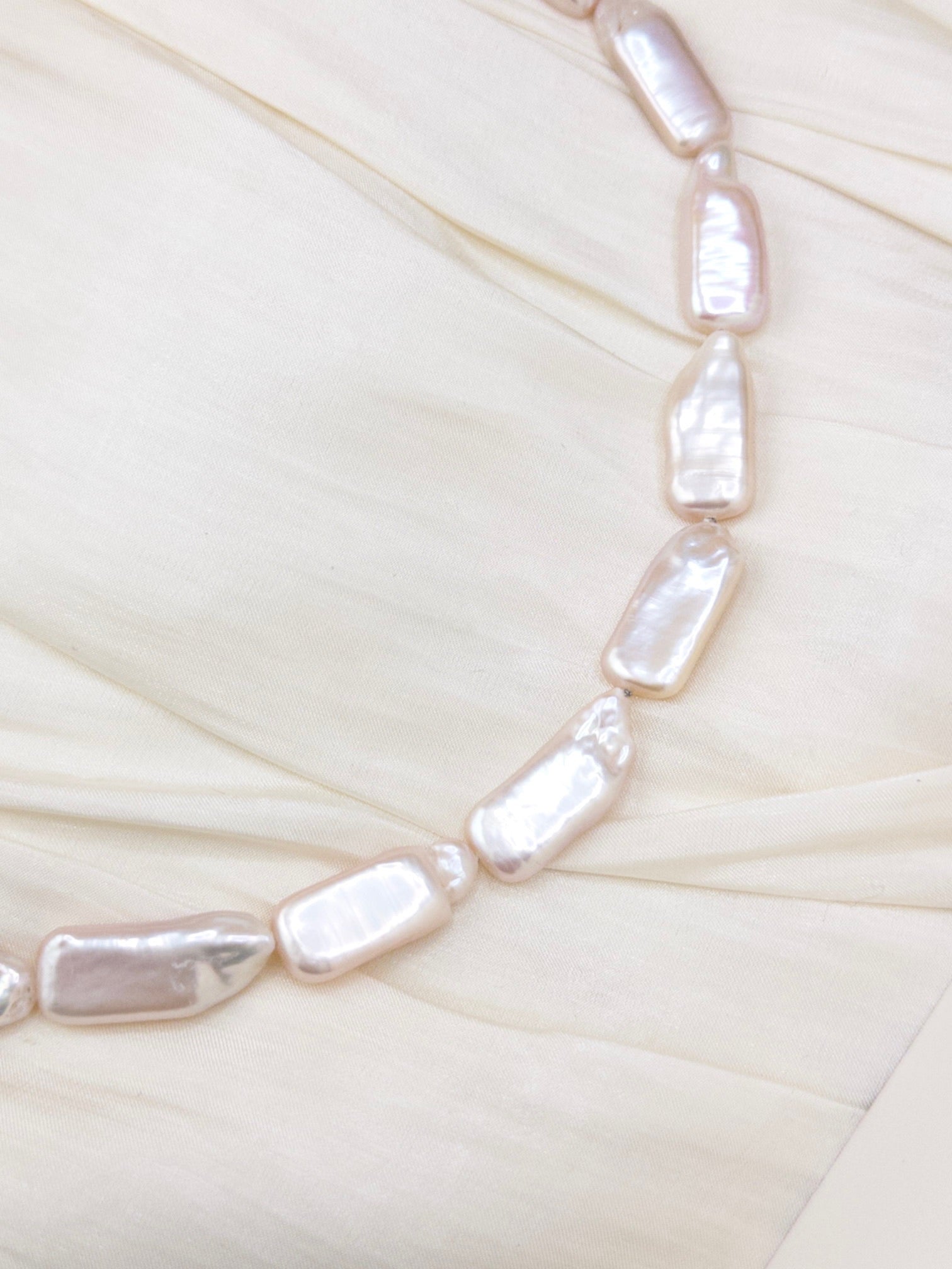 Blush Baroque Pearl Necklace