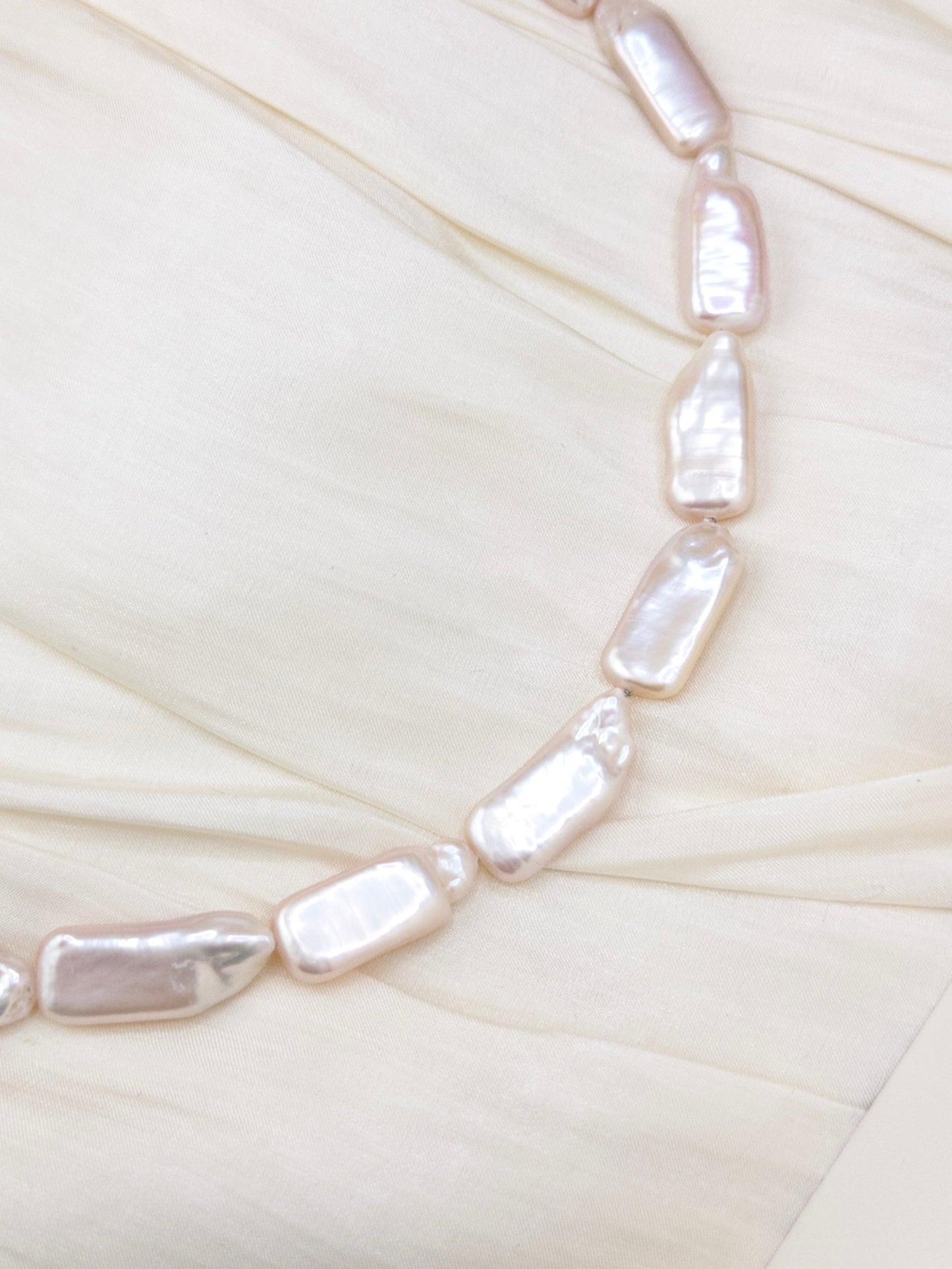Blush Baroque Pearl Necklace
