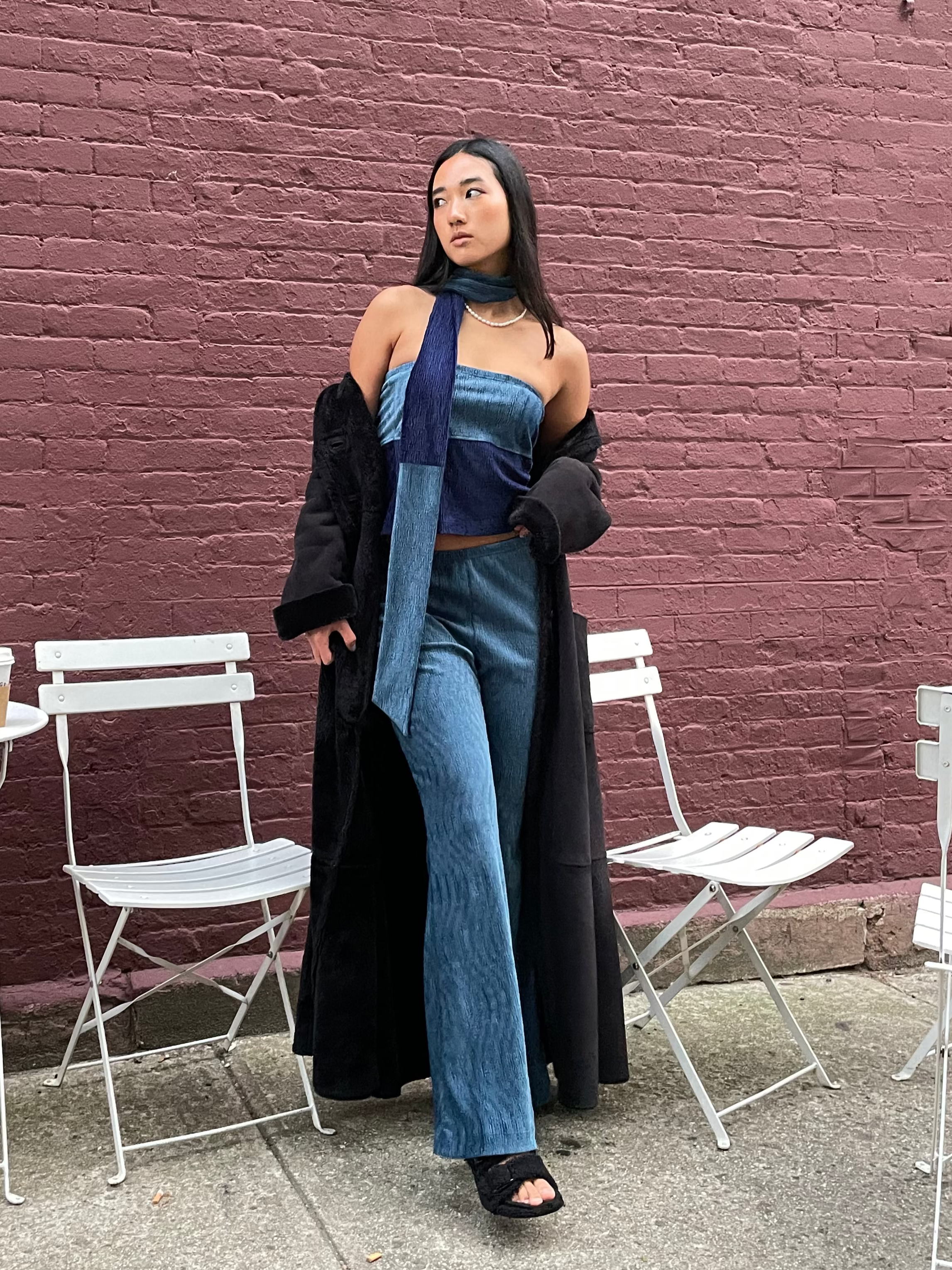 Velvet Tube Top - Black