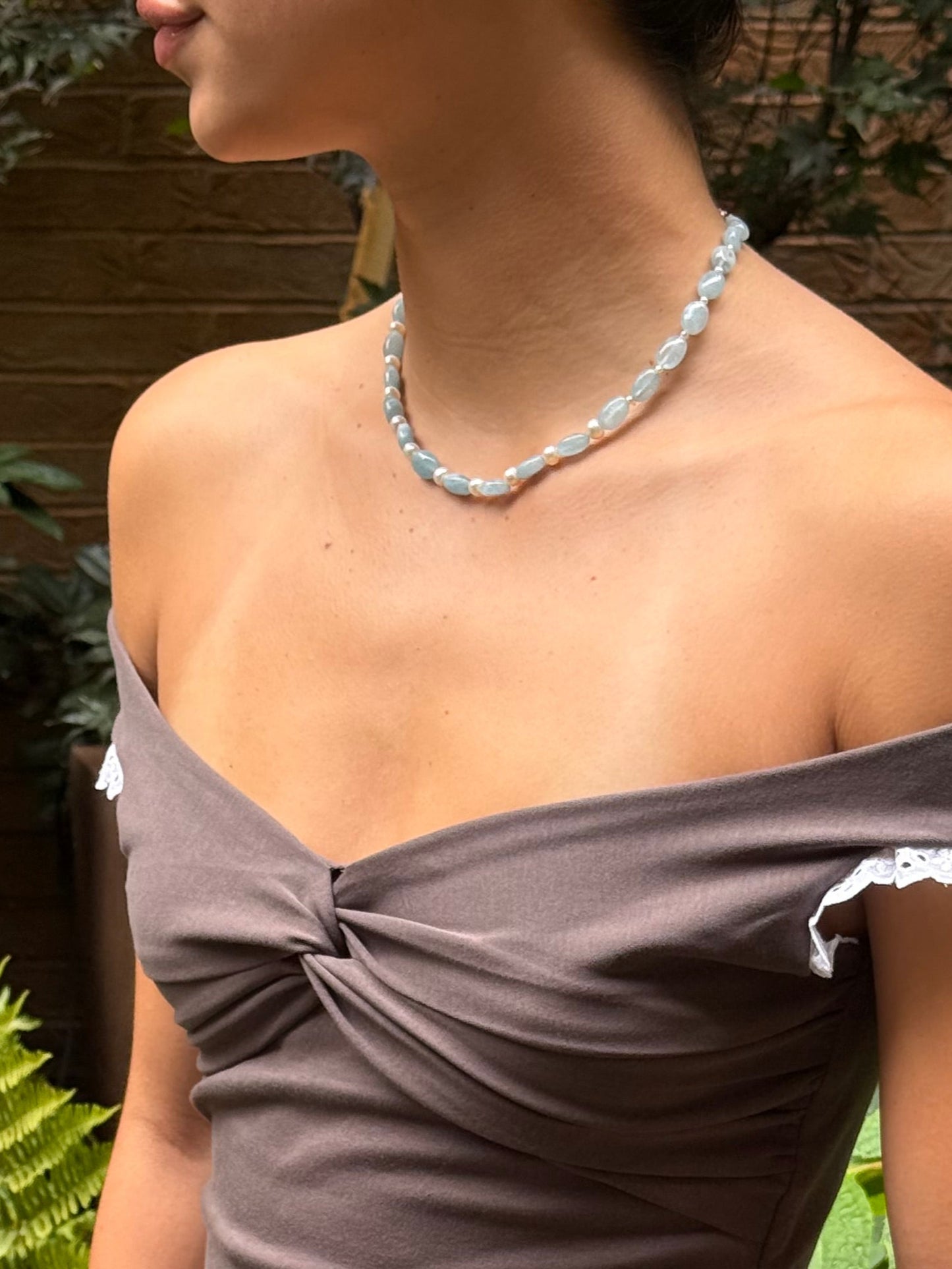 Celeste Aquamarine Necklace